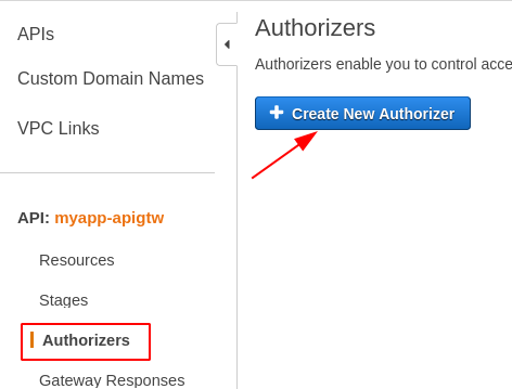 Create new authorizer